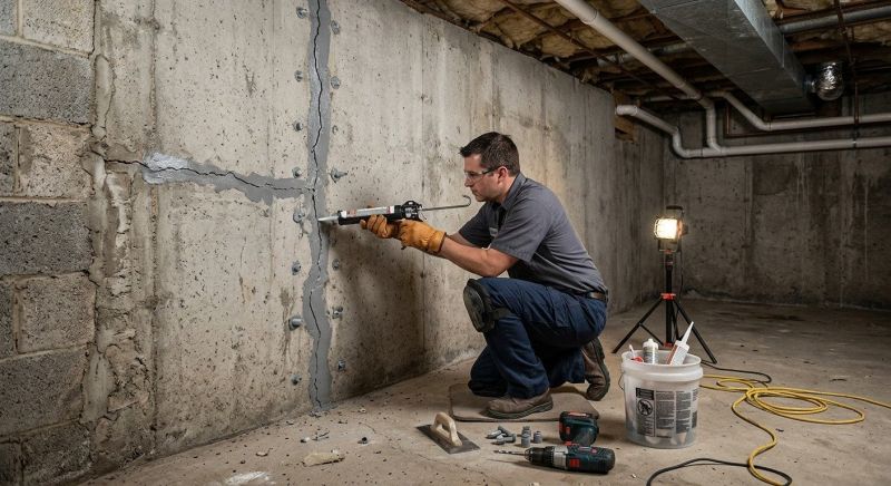 Basement Crack Repair in Miami Dade County, FL