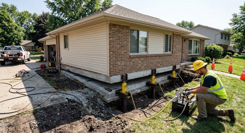 Foundation Lifting in Broward County, FL