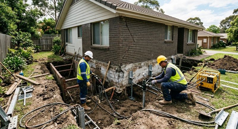 Foundation Settlement Repair in Miami Dade County, FL