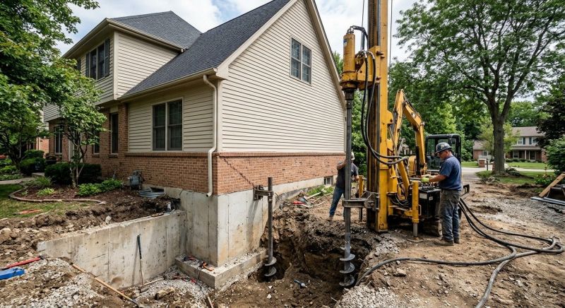 Helical Piers Installation in Miami Dade County, FL