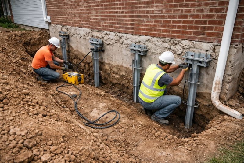 Helical Piers Installation in Miami Dade County, FL