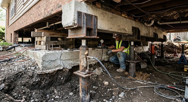 Sinking Foundation Lifting in Miami Dade County, FL